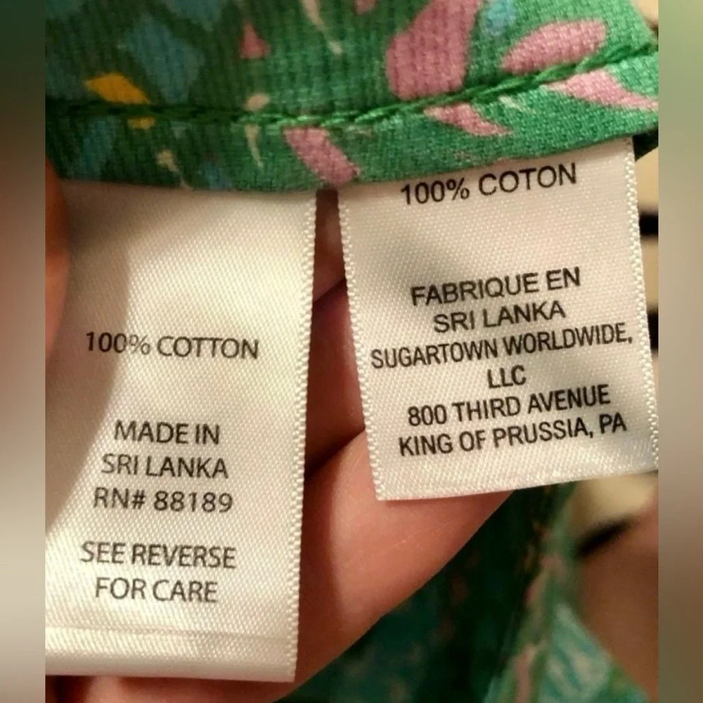 NWOT Vintage Lilly Pulitzer Dobby-Printed Deenie Shorts In Multi Sundance Print - Picture 10 of 17